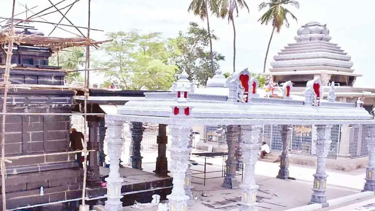 రేపు శ్రీ అన్నపూర్ణాదేవి ఆలయంలో విగ్రహాల ప్రతిష్ఠాపన