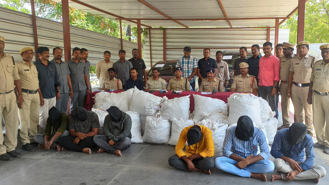 504 కిలోల గంజాయి స్వాధీనం