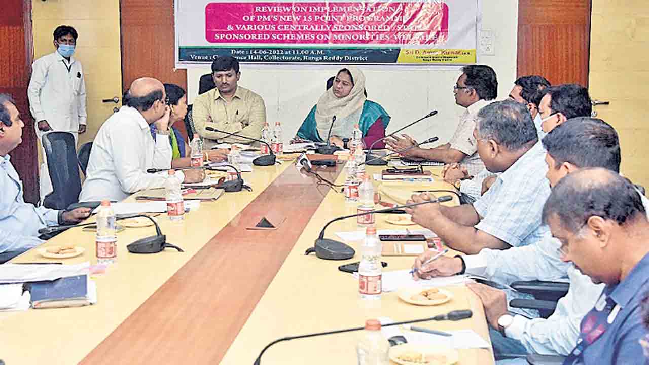 మైనార్టీల అభ్యున్నతికి కృషి చేయాలి