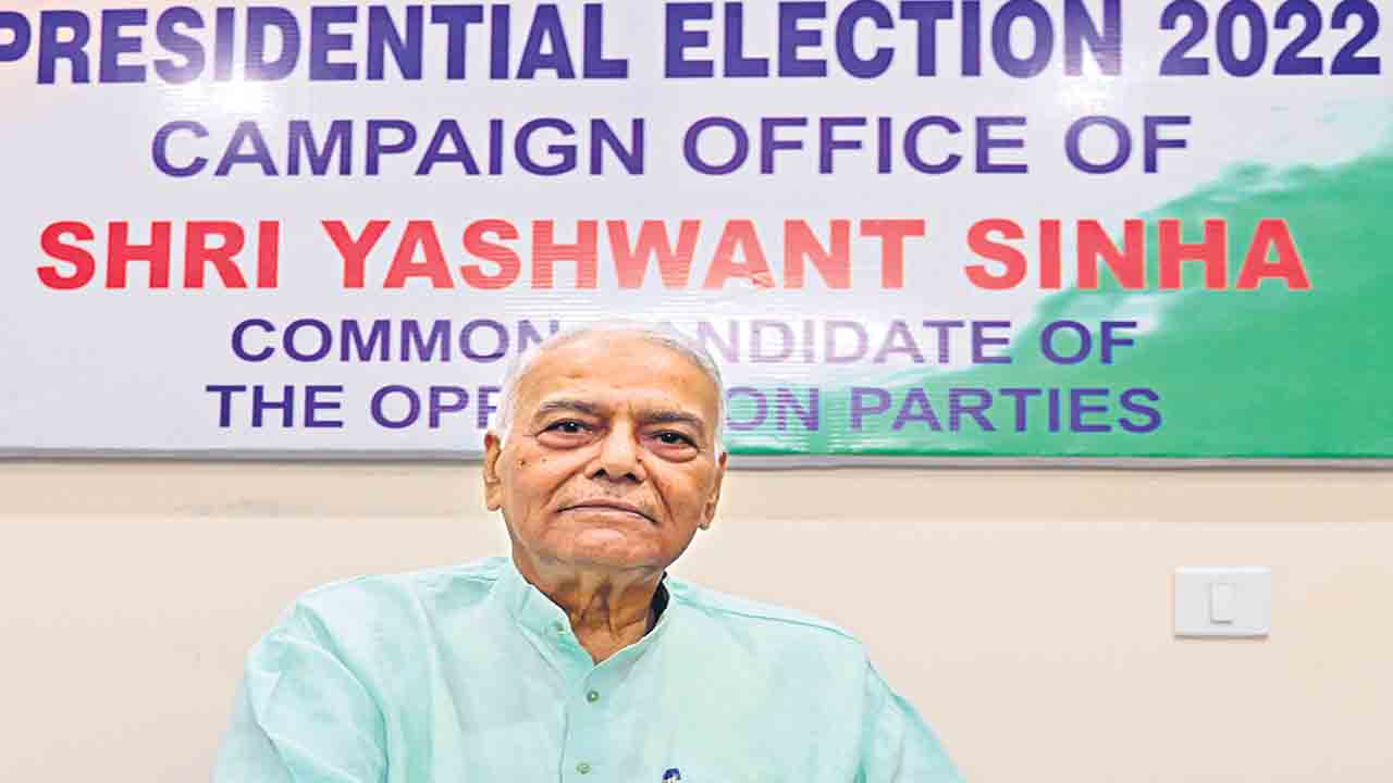 నేడు యశ్వంత్‌ సిన్హా నామినేషన్‌