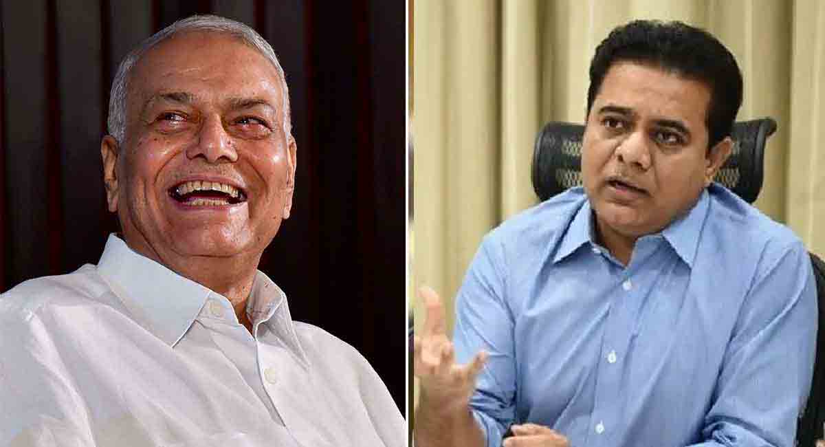 య‌శ్వంత్ సిన్హాకు టీఆర్ఎస్ పార్టీ పూర్తి మ‌ద్ద‌తు.. కేటీఆర్ ట్వీట్