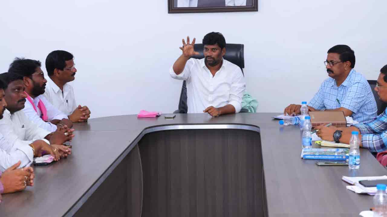 చెన్నూరులో చ‌క‌చ‌కా అభివృద్ధి ప‌నులు: ఎమ్మెల్యే బాల్క సుమ‌న్‌