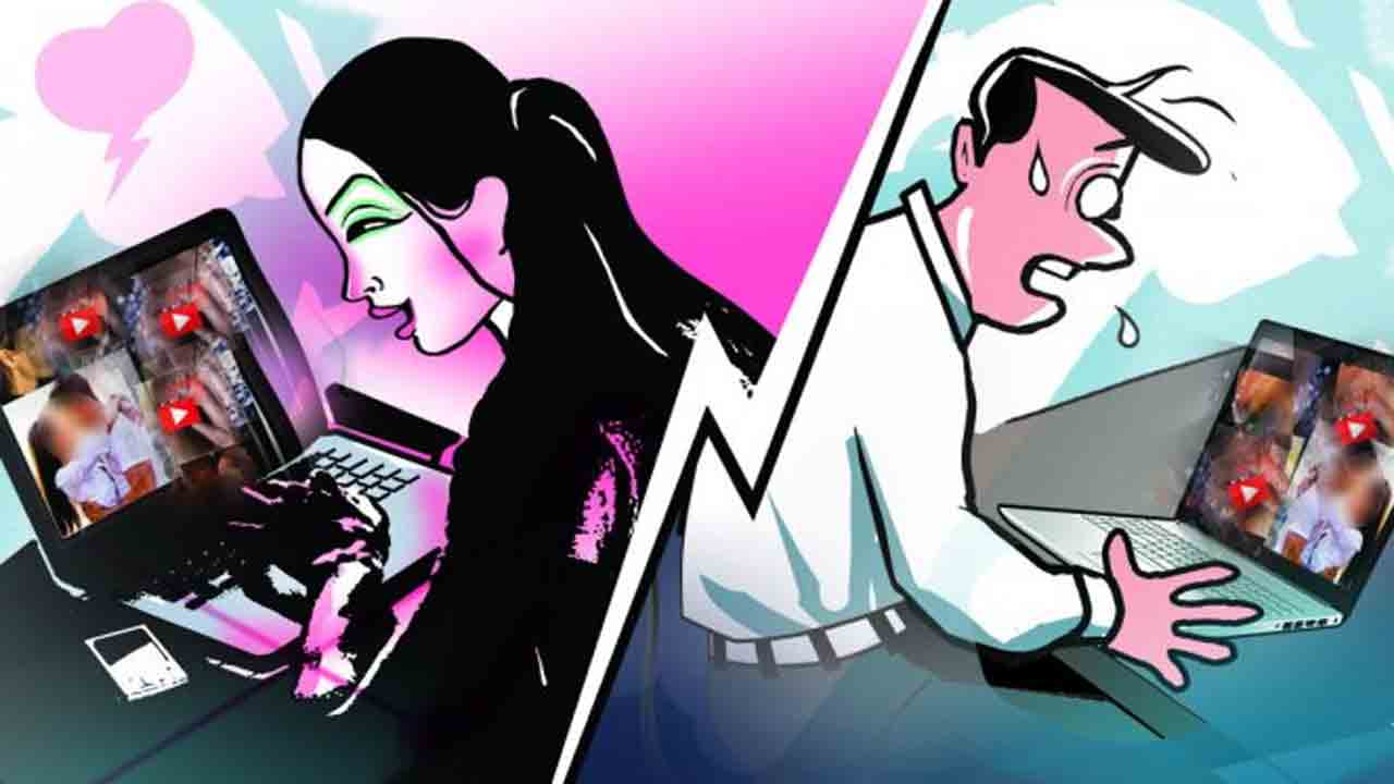 న్యూడ్‌ వీడియోలతో రెచ్చగొట్టి కవ్విస్తారు.. కొల్లగొడతారు!