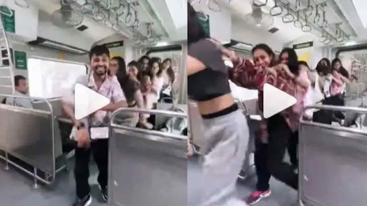 Viral Video: ముంబై లోక‌ల్ ట్రెయిన్‌లో అదిరిపోయే డ్యాన్స్‌.. వీడియో వైర‌ల్‌!!
