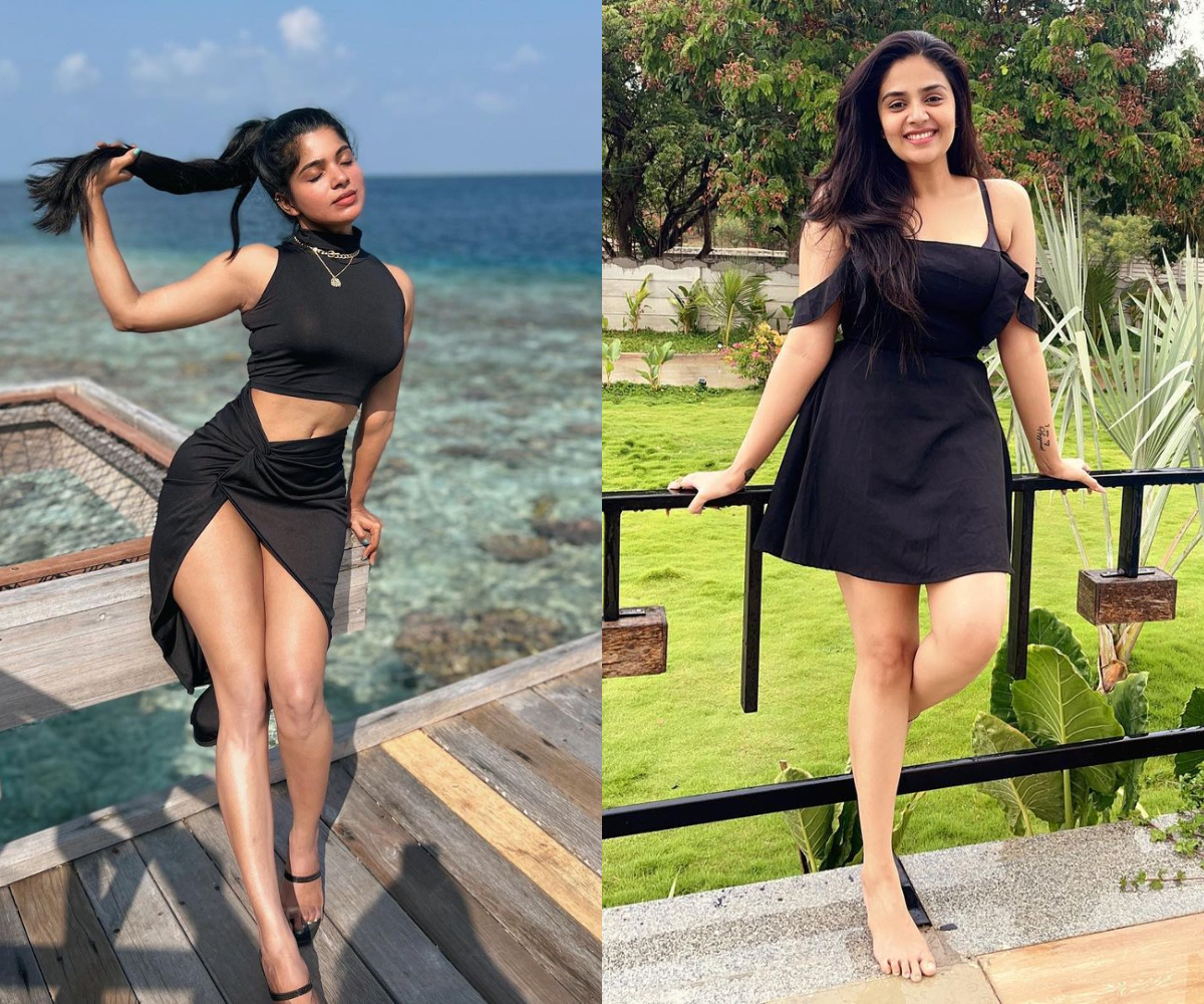 Insta Updates : బ్లాక్ డ్రెస్‌లో దివ్య‌భార‌తి, శ్రీముఖి అందాల ఆర‌బోత‌..