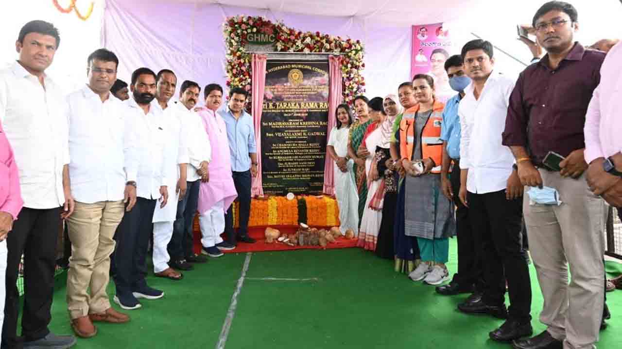 కైతలాపూర్ ఫ్లై ఓవర్‌ను ప్రారంభించిన మంత్రి కేటీఆర్‌