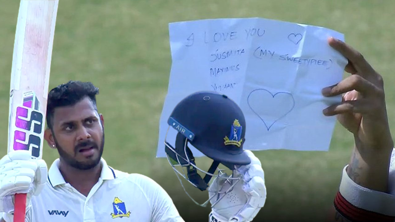 Manoj Tiwary | శ్రీమతికి ప్రేమలేఖ రాసిన బెంగాల్ క్రీడా మంత్రి.. సెంచరీ చేయగానే…