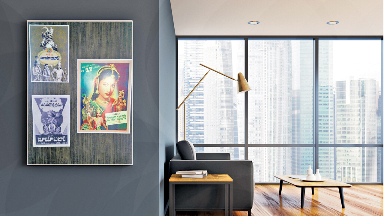 ఖ‌రీదైన ఇంటీరియ‌ర్స్ కంటే పాత సినిమా పోస్ట‌ర్ల‌కే ఇప్పుడు క్రేజ్ ఎక్కువ‌!!