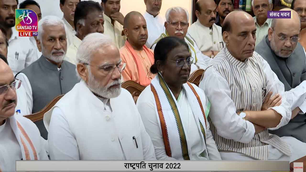 ఎన్డీఏ రాష్ట్ర‌ప‌తి అభ్య‌ర్థిగా ద్రౌప‌ది ముర్ము నామినేష‌న్