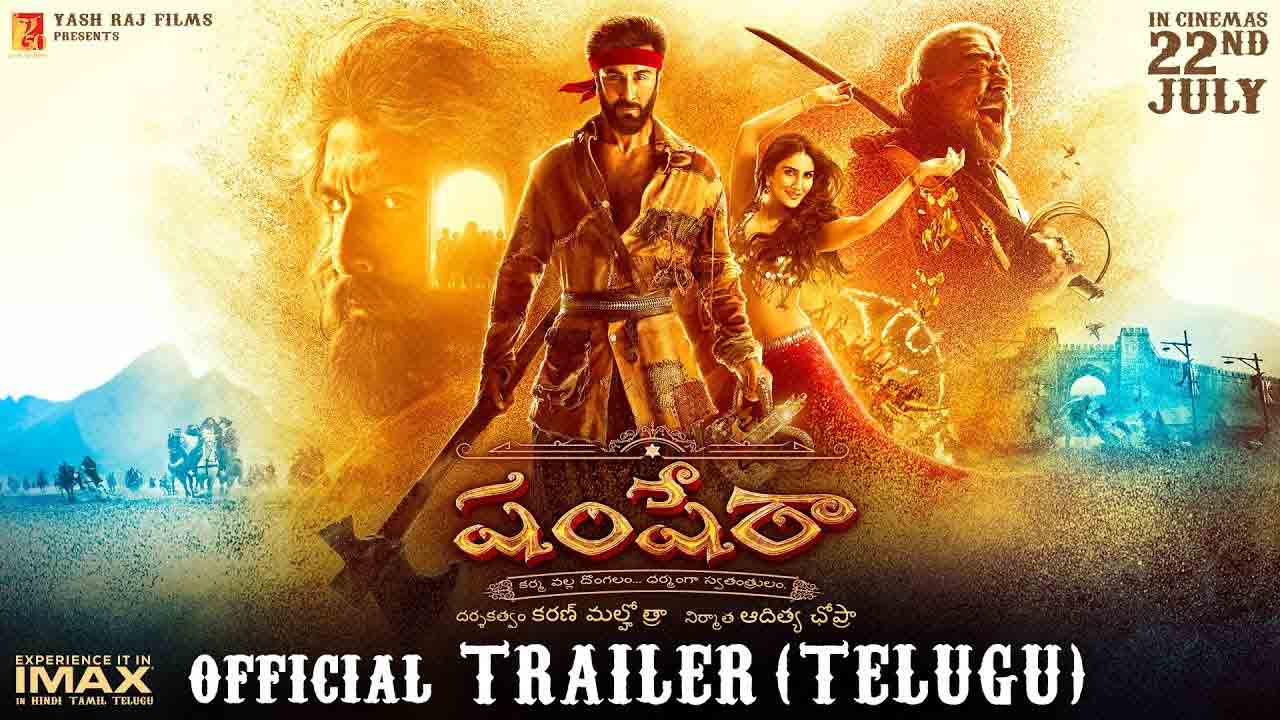 Shamshera | ‘బానిస‌త్వానికి మించిన న‌ర‌కం మ‌రోటి లేదు’.. ఆక‌ట్టుకుంటున్న ‘షంషేరా’ ట్రైల‌ర్‌