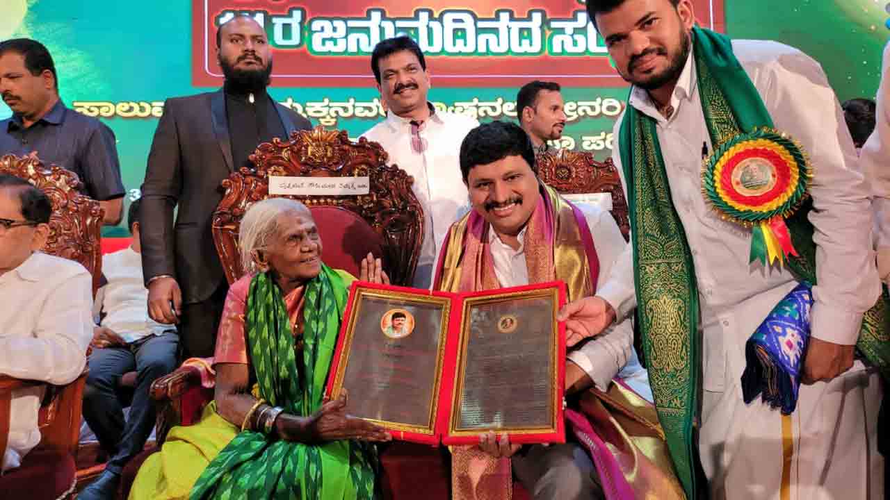ఎంపీ సంతోష్ కుమార్ను వరించిన ‘సాలుమారద తిమ్మక్క నేషనల్ గ్రీన్ అవార్డ్’