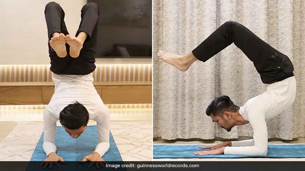 29 నిమిషాల పాటు వృశ్చికాస‌నం.. వ‌ర‌ల్డ్ రికార్డ్ క్రియేట్ చేసిన ఇండియ‌న్‌