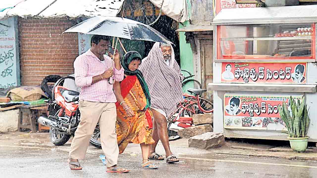సిద్దిపేటలో చిరుజల్లులు