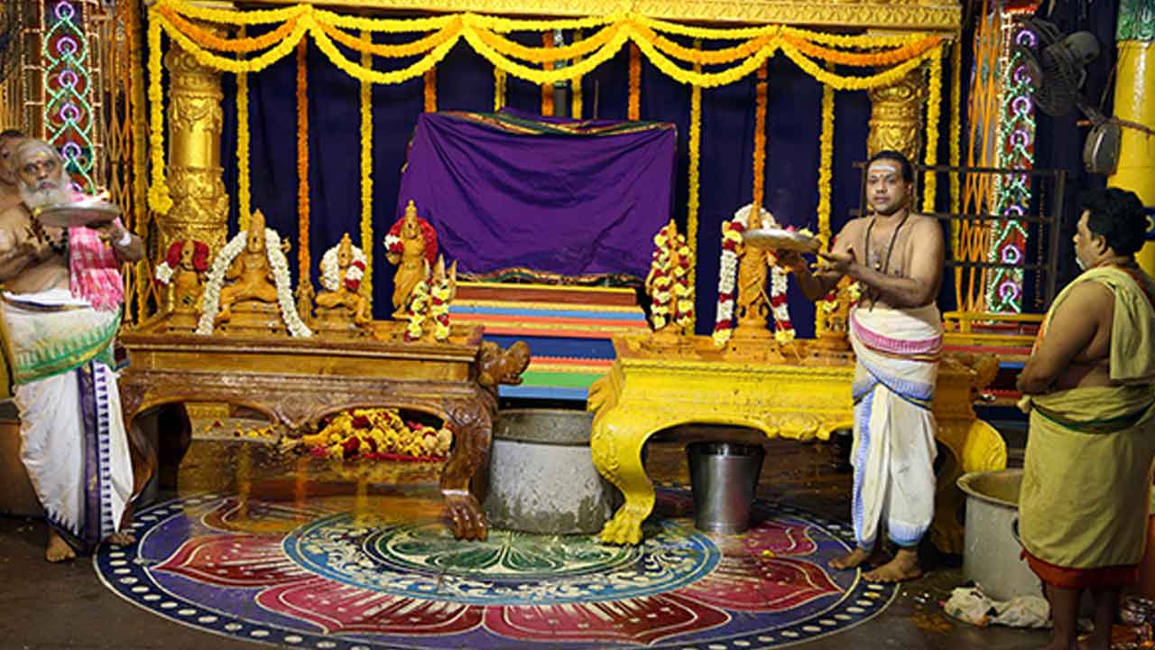 కపిలేశ్వరాలయంలో పవిత్రోత్సవాలు ప్రారంభం‌