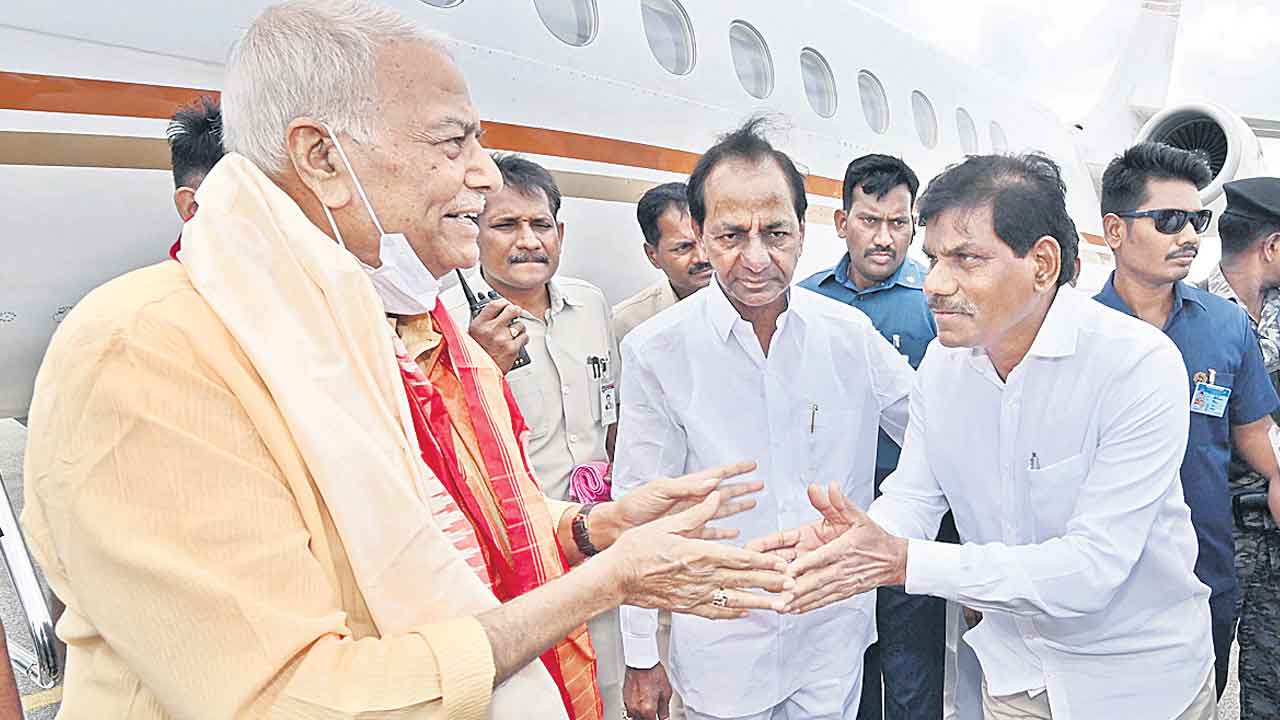 రాష్ట్రపతి అభ్యర్థి యశ్వంత్‌ సిన్హాకు మద్దతుగా సీఎం కేసీఆర్‌