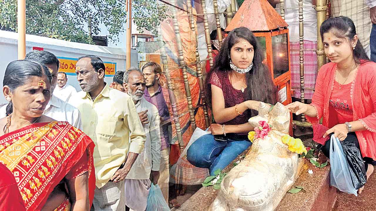 ‘కేతకీ’లో భక్తుల సందడి