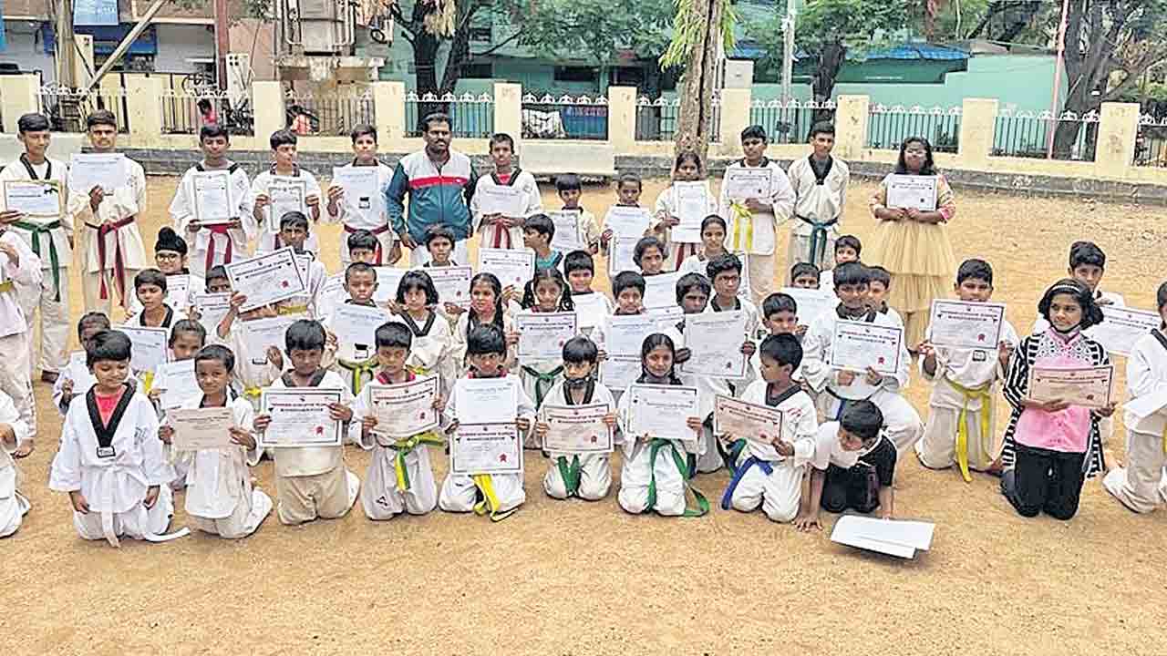 ఆత్మరక్షణకు తైక్వాండో దోహదం