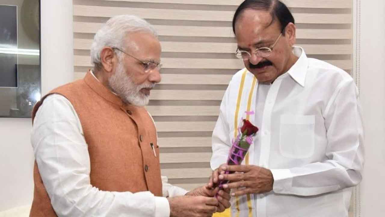 వెంకయ్యనాయుడికి మోదీ జన్మదిన శుభాకాంక్షలు