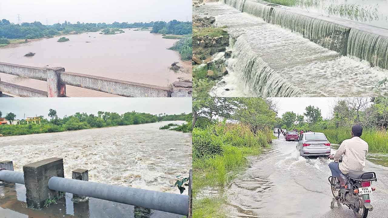 వాన జోరు.. వరద హోరు