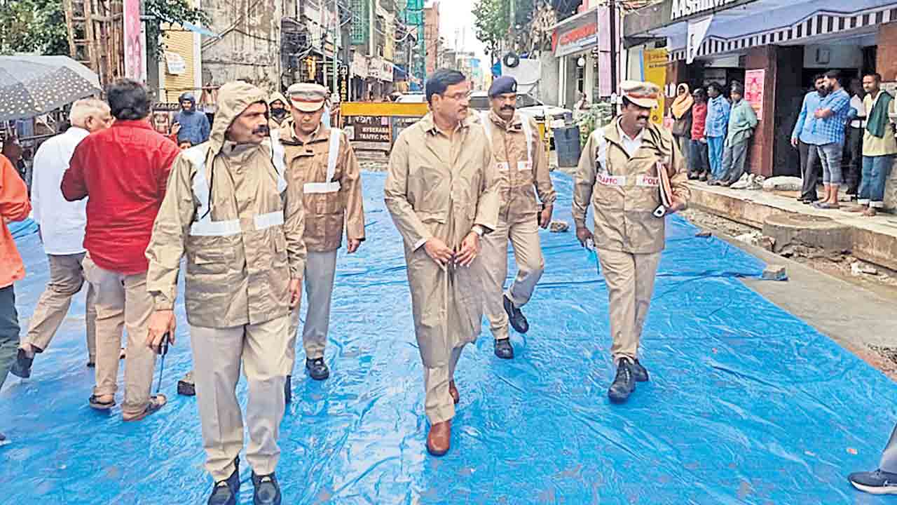 బేగంపేట నాలా పనులు చకచకా పూర్తి