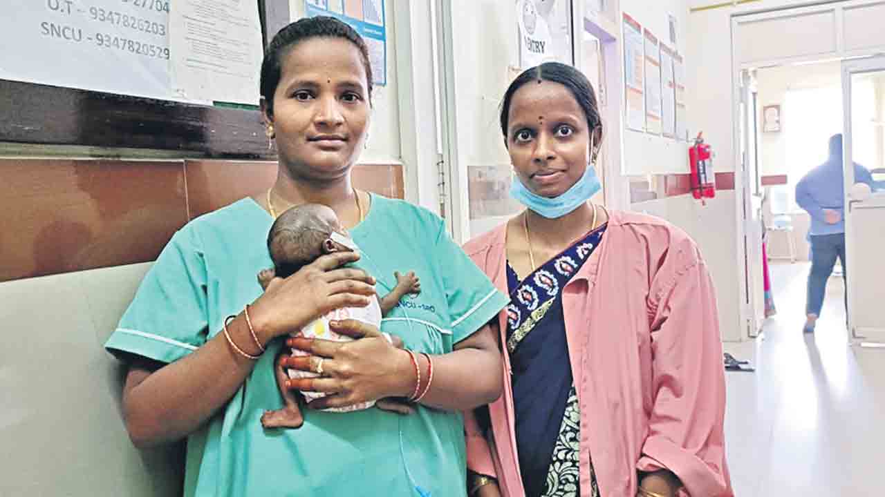 ప్రాణం నిలిపిన సర్కారు దవాఖాన!