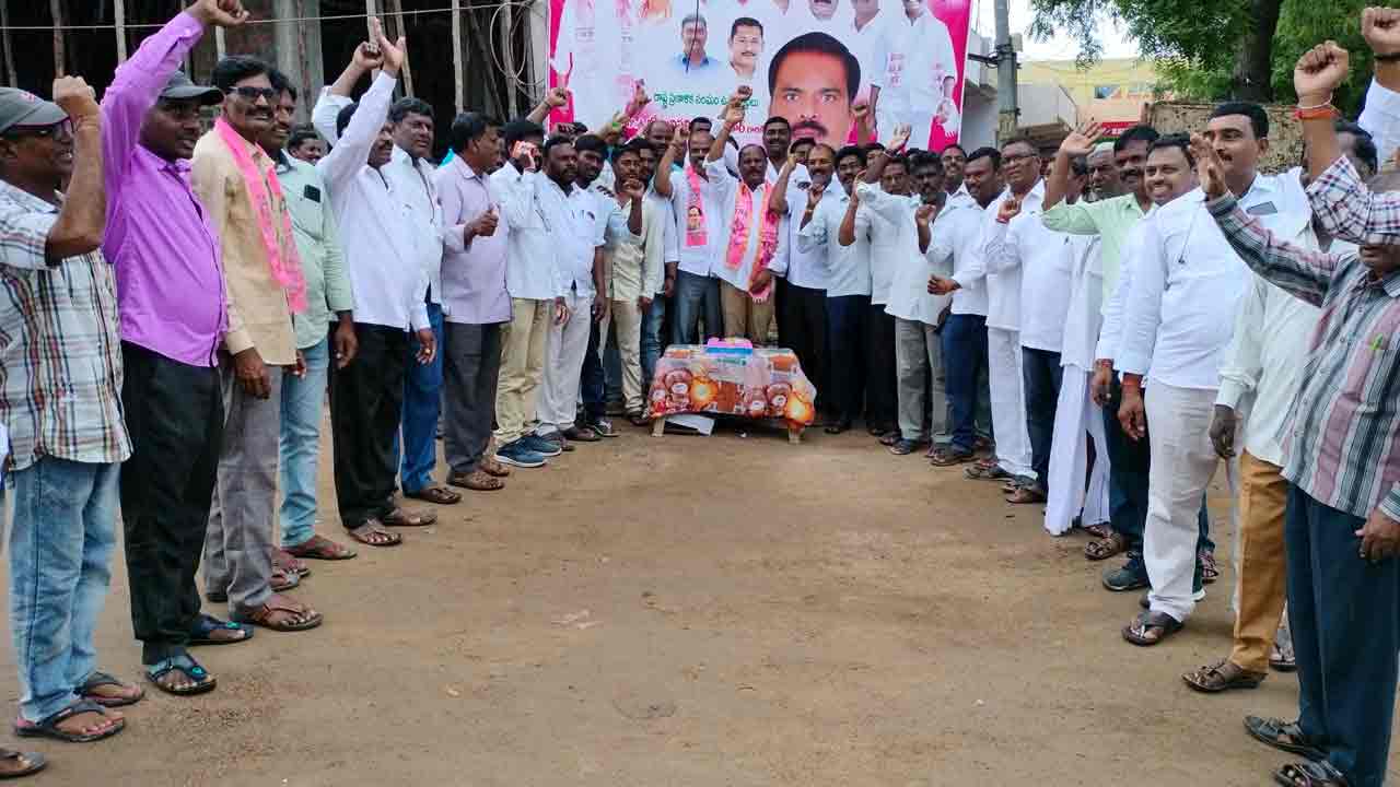 మొక్కలు నాటి.. కేకులు కోసి..