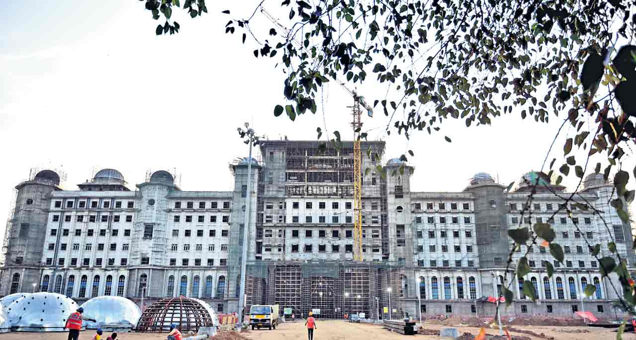 దసరాకు సచివాలయం రెడీ