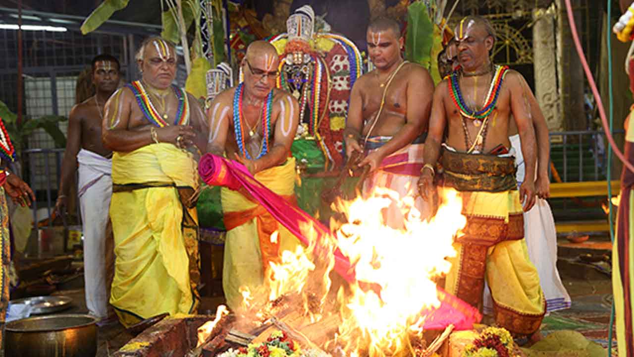 కోదండరామస్వామి ఆలయంలో ముగిసిన పవిత్రోత్సవాలు