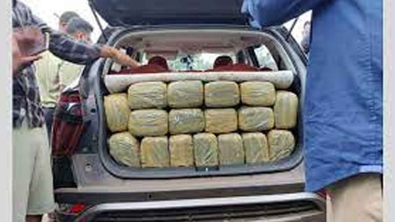 ఏలూరు జిల్లాలో 350 కిలోల గంజాయి స్వాధీనం