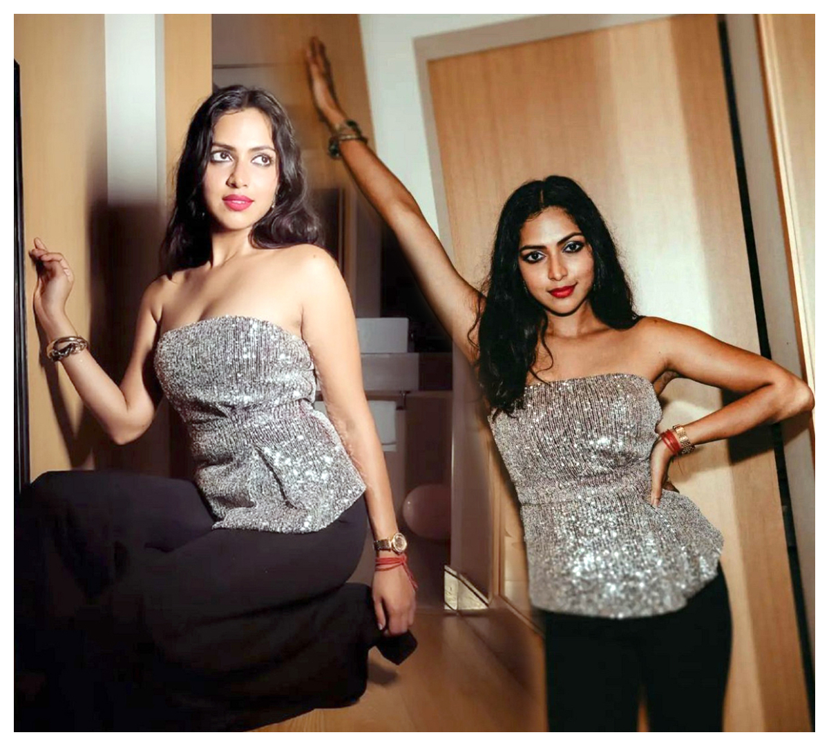 Amala Paul | మెరిసే డ్రెస్‌లో అమలా పాల్ అందాలు అద‌ర‌హో..