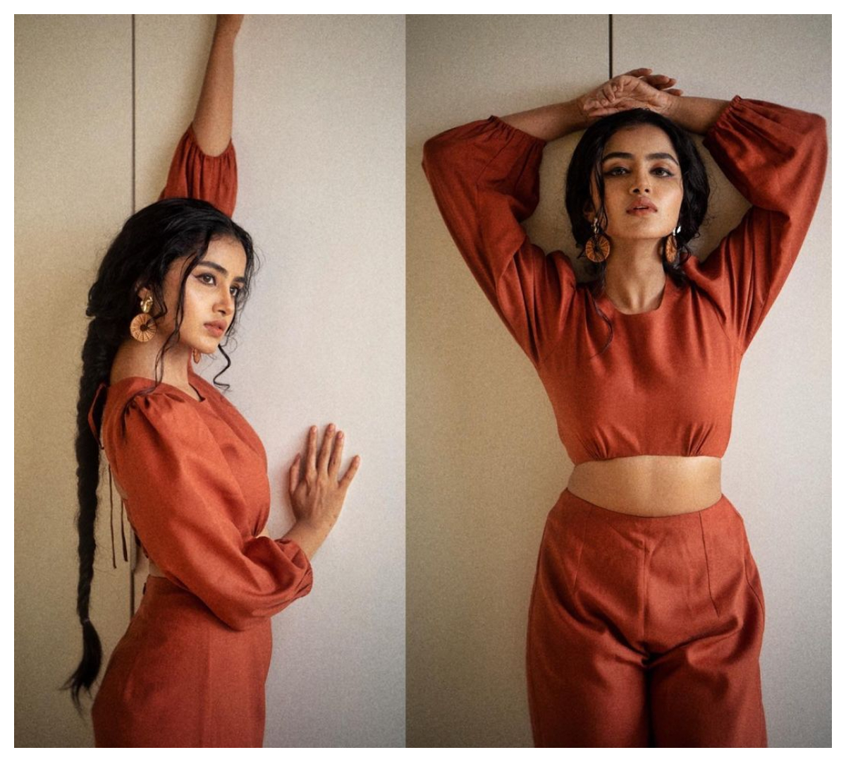 Anupama Parameswaran | ఆరెంజ్ డ్రెస్‌లో అనుపమ పరమేశ్వరన్ అందాల హొయ‌లు..