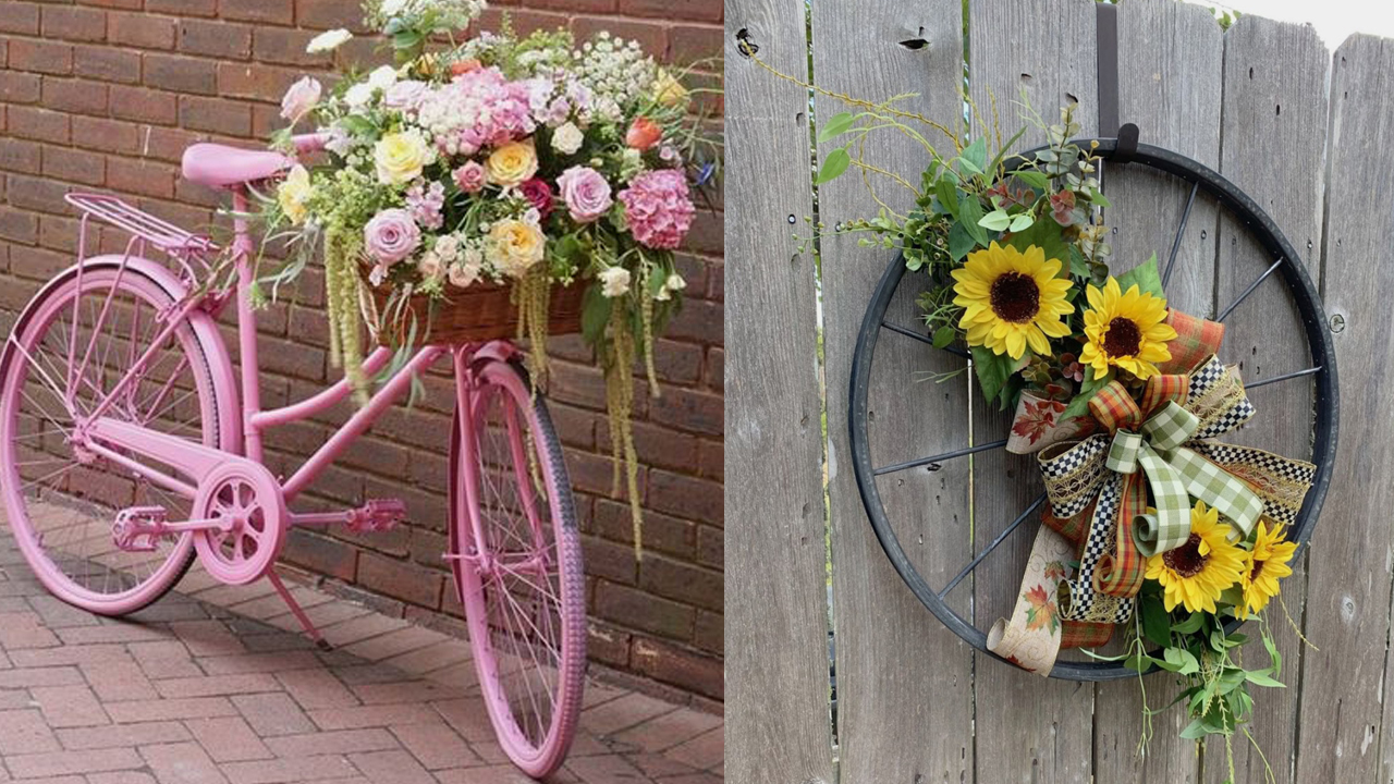 మూల‌న ప‌డిన పాత సైకిల్‌ను ఇలా అందంగా మార్చేసుకోండి