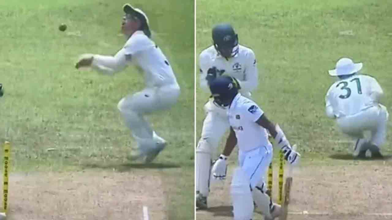 శ్రీలంక బ్యాటర్ అవుటైనా.. బెయిల్ అక్కడ తగలడంతో విలవిల్లాడిన వార్నర్!
