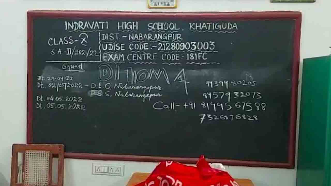 స్కూల్‌లో దొంగతనం.. చేతనైతే పట్టుకోండని బోర్డుపై రాసివెళ్లిన దుండగులు