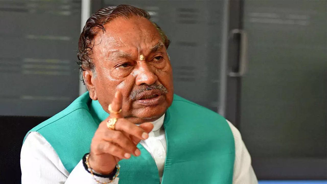 Eshwarappa | కర్నాటక మాజీ మంత్రి ఈశ్వరప్ప కేసు నమోదు..! కాల్చివేయాలన్న వ్యాఖ్యలపై చర్యలు..!