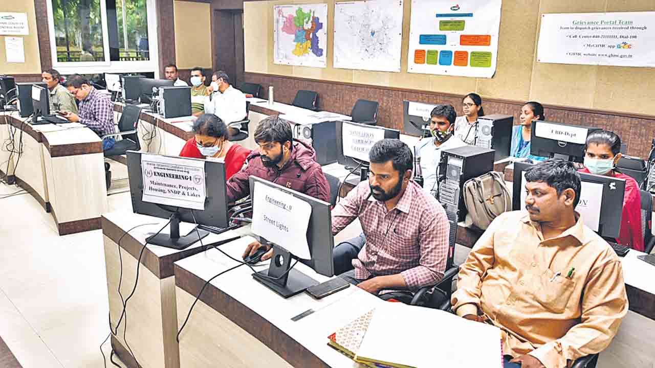 జీహెచ్‌ఎంసీలో 24 గంటల హెల్ప్‌ లైన్‌