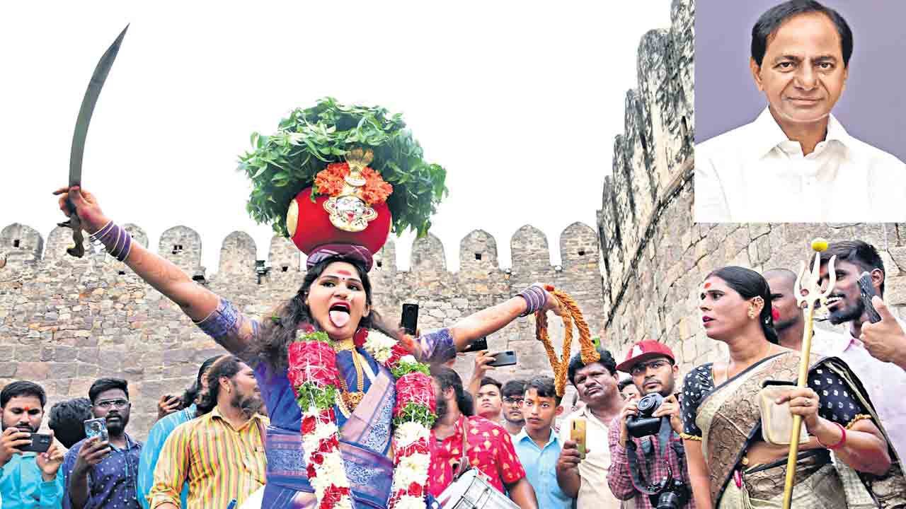 ప్రజలకు సీఎం కేసీఆర్‌ బోనాల శుభాకాంక్షలు