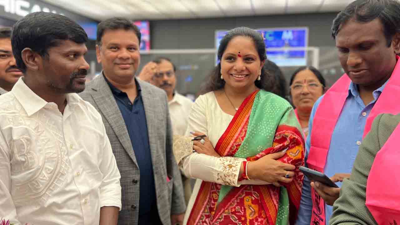 MLC Kavitha | ఆటా 17వ మహాసభ కోసం అమెరికా చేరుకున్న ఎమ్మెల్సీ కవిత