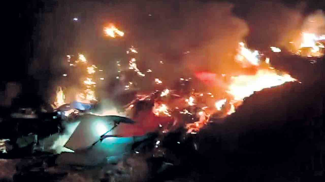 కుప్పకూలిన మిగ్‌-21 విమానం