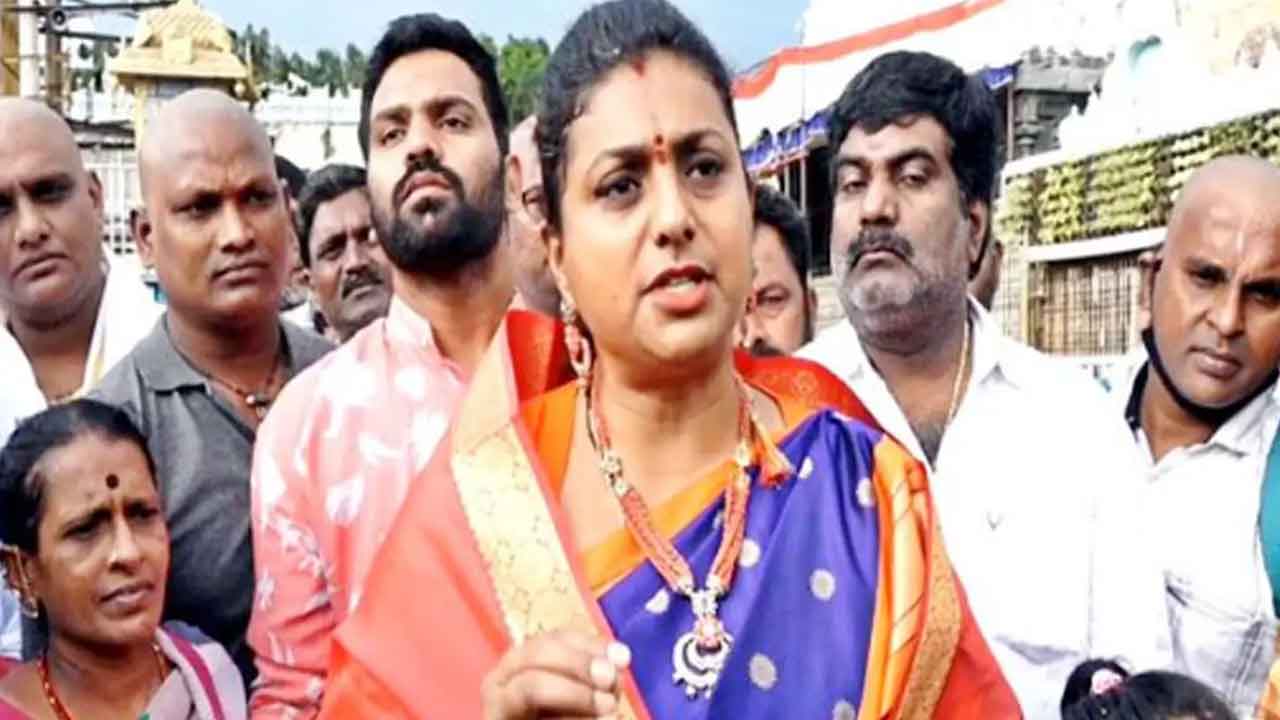 చంద్రబాబుకు చిన్న మెదడు చితికినట్లుంది : మంత్రి రోజా