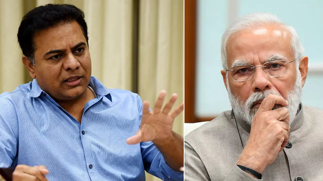 రూపాయి ఎందుకు పతనమైంది.. మస్ట్‌ ఆన్సర్‌ మోదీ: కేటీఆర్‌