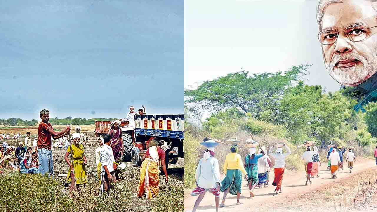 ఉపాధి‘కీ కత్తెర