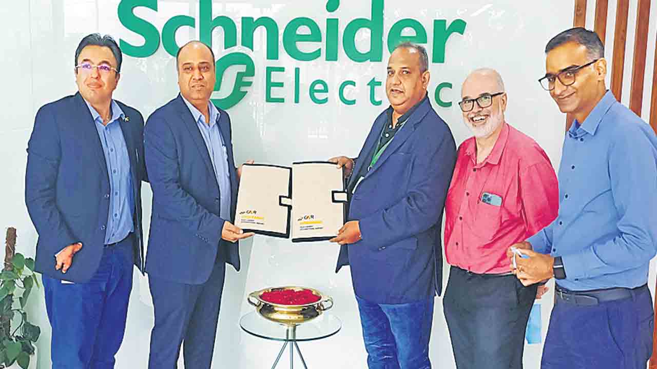 జీఎమ్మార్‌తో జతకట్టిన ష్నైడర్‌