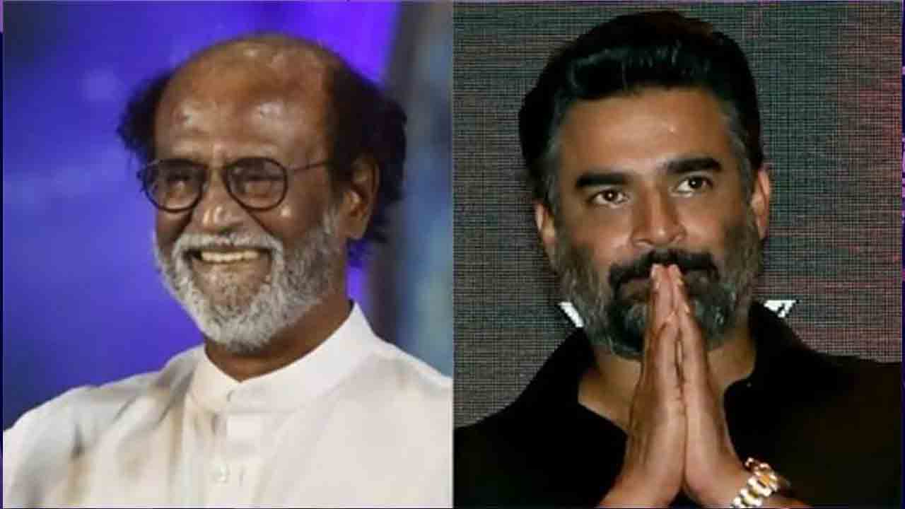 Rajinikanth | మాధ‌వ‌న్‌ను స‌త్క‌రించిన ర‌జినీకాంత్‌..వీడియో వైర‌ల్