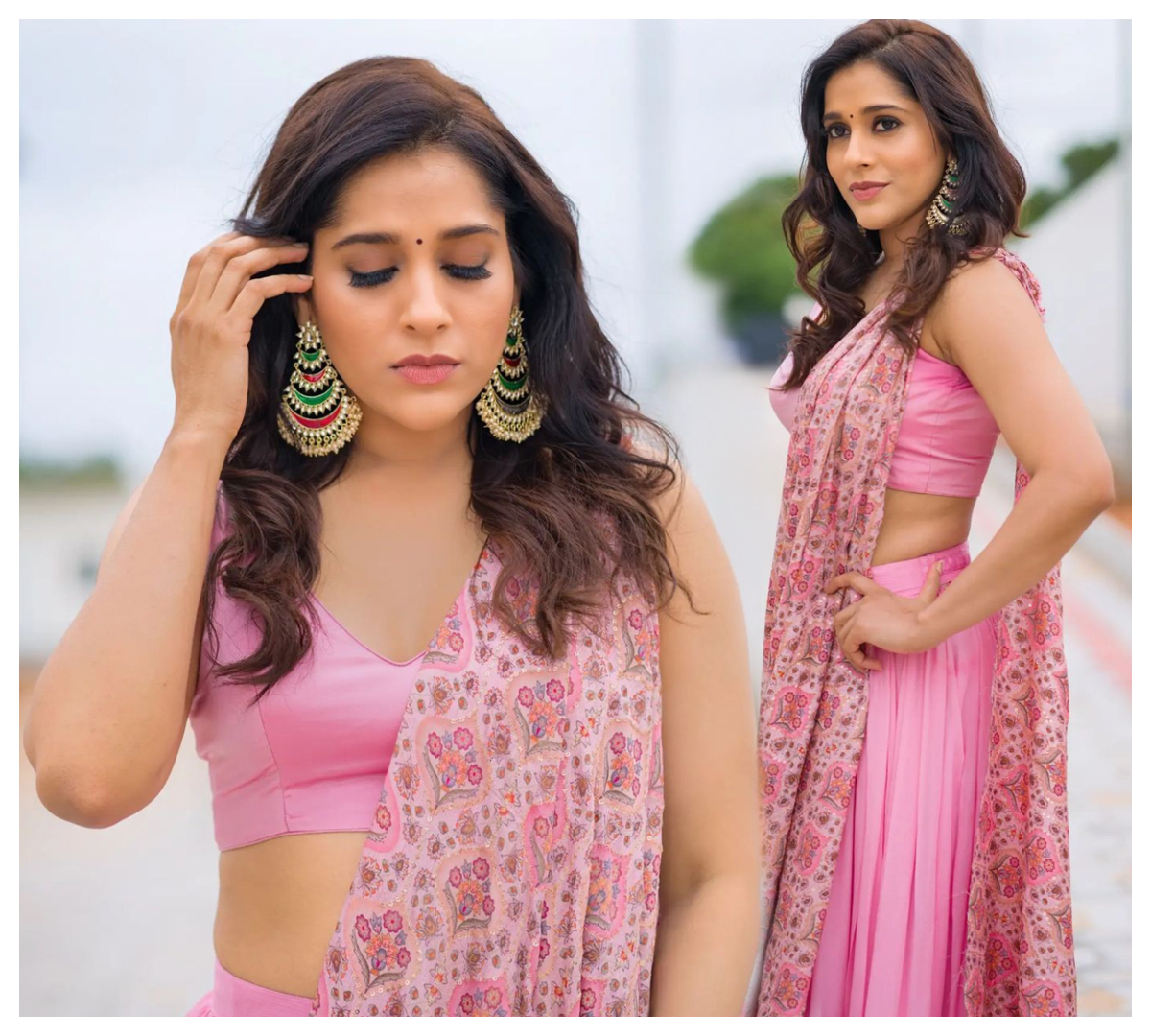 Rashmi Gautam | గులాబీ డ్రెస్‌లో రష్మి గౌతమ్ అందాలు అద‌ర‌హో..