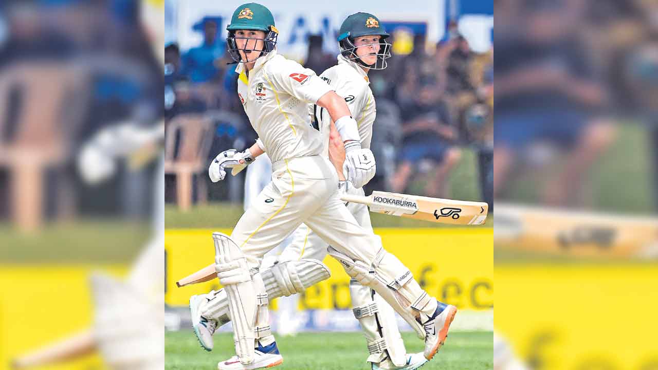 స్మిత్‌, లబుషేన్‌ సెంచరీలు