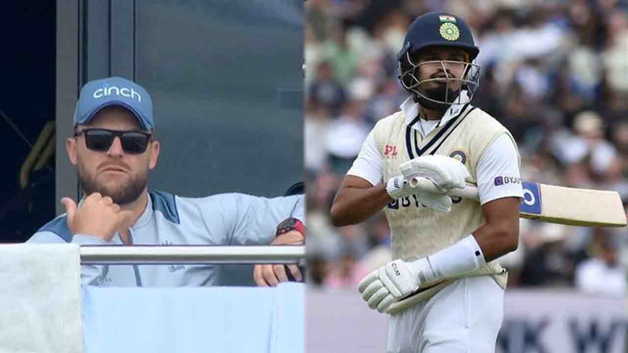 శ్రేయాస్‌ను ఎలా అవుట్ చేయాలో వెంటనే చెప్పేసిన బ్రెండన్ మెకల్లమ్.. వైరలవుతున్న ఫొటోలు