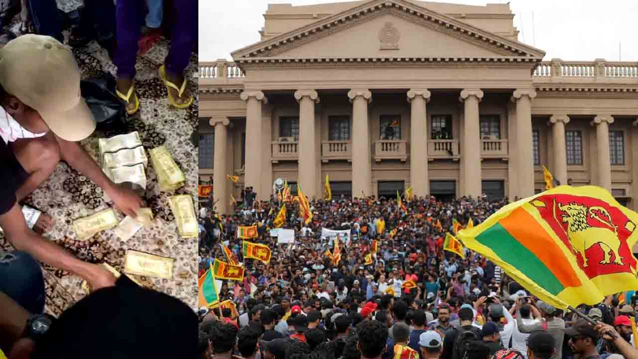 Sri Lanka Crisis | శ్రీలంక అధ్యక్షుడి భవనంలో కరెన్సీ కట్టలు..!