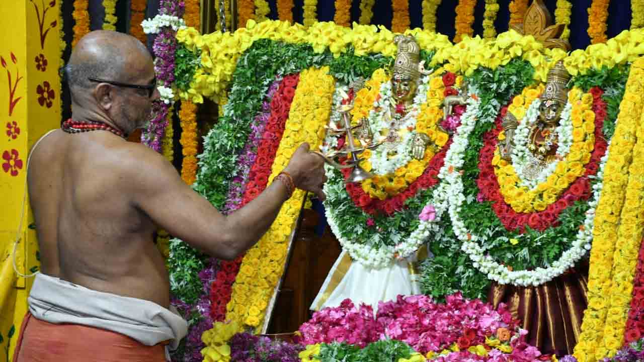 శ్రీశైలంలో గ్రామదేవత అంకాలమ్మకు వార పూజలు