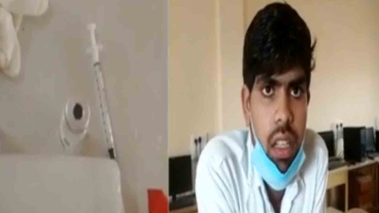 మధ్యప్రదేశ్‌లో మరో నిర్లక్ష్యం… ఒక్క సిరంజితో 30 మంది విద్యార్థులకు కరోనా టీకాలు